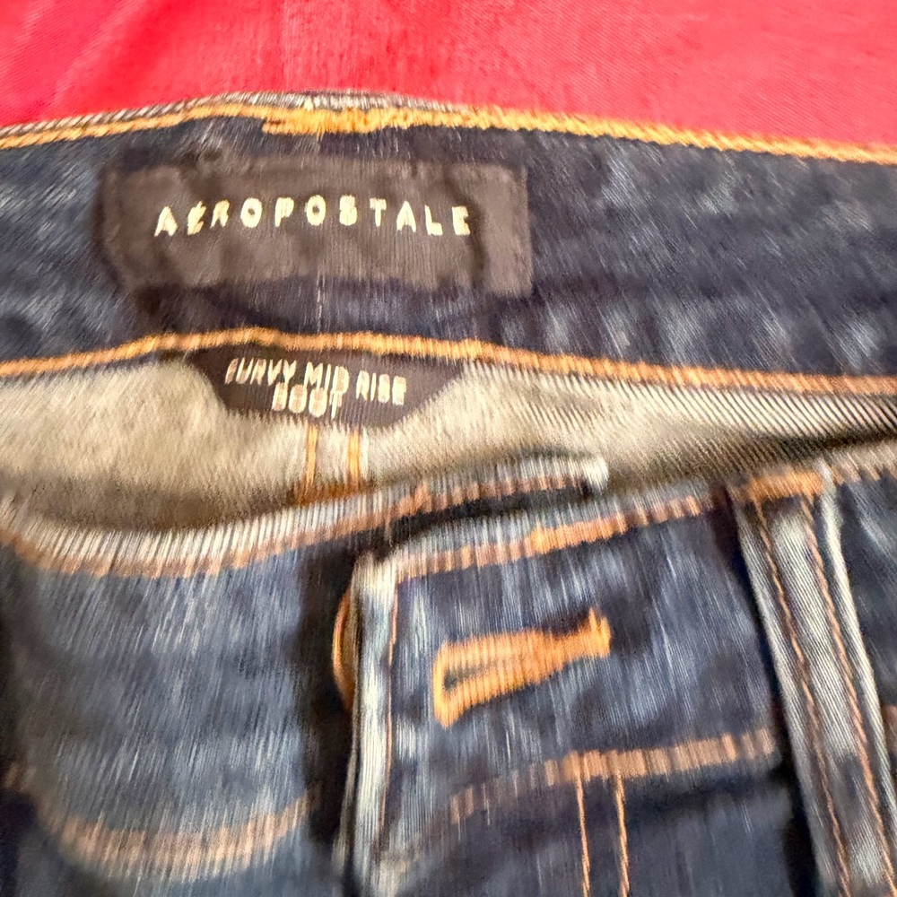 Aeropostale Men's Dark Blue Skinny Jeans